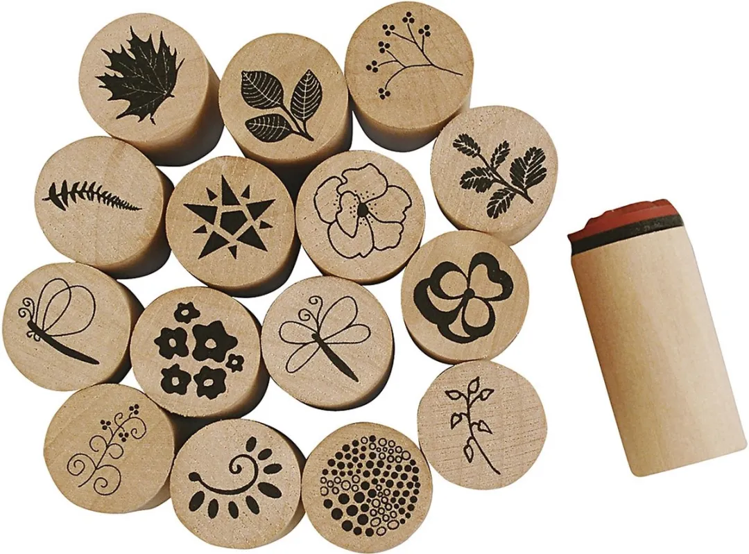 Creativ Company Creotime Bloemen & Bladeren Stempels 20mm