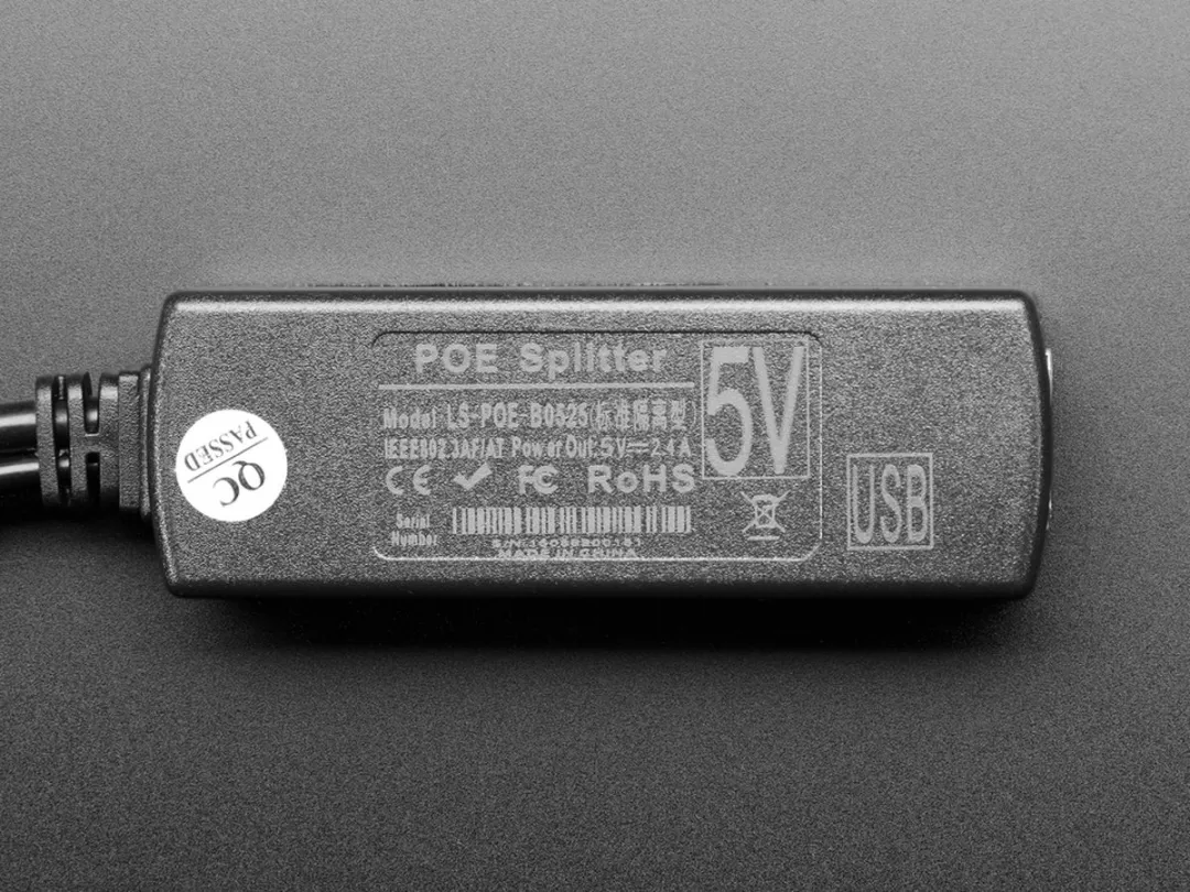 Adafruit PoE Splitter 3785 - 5V 2.4A Meerkleurig