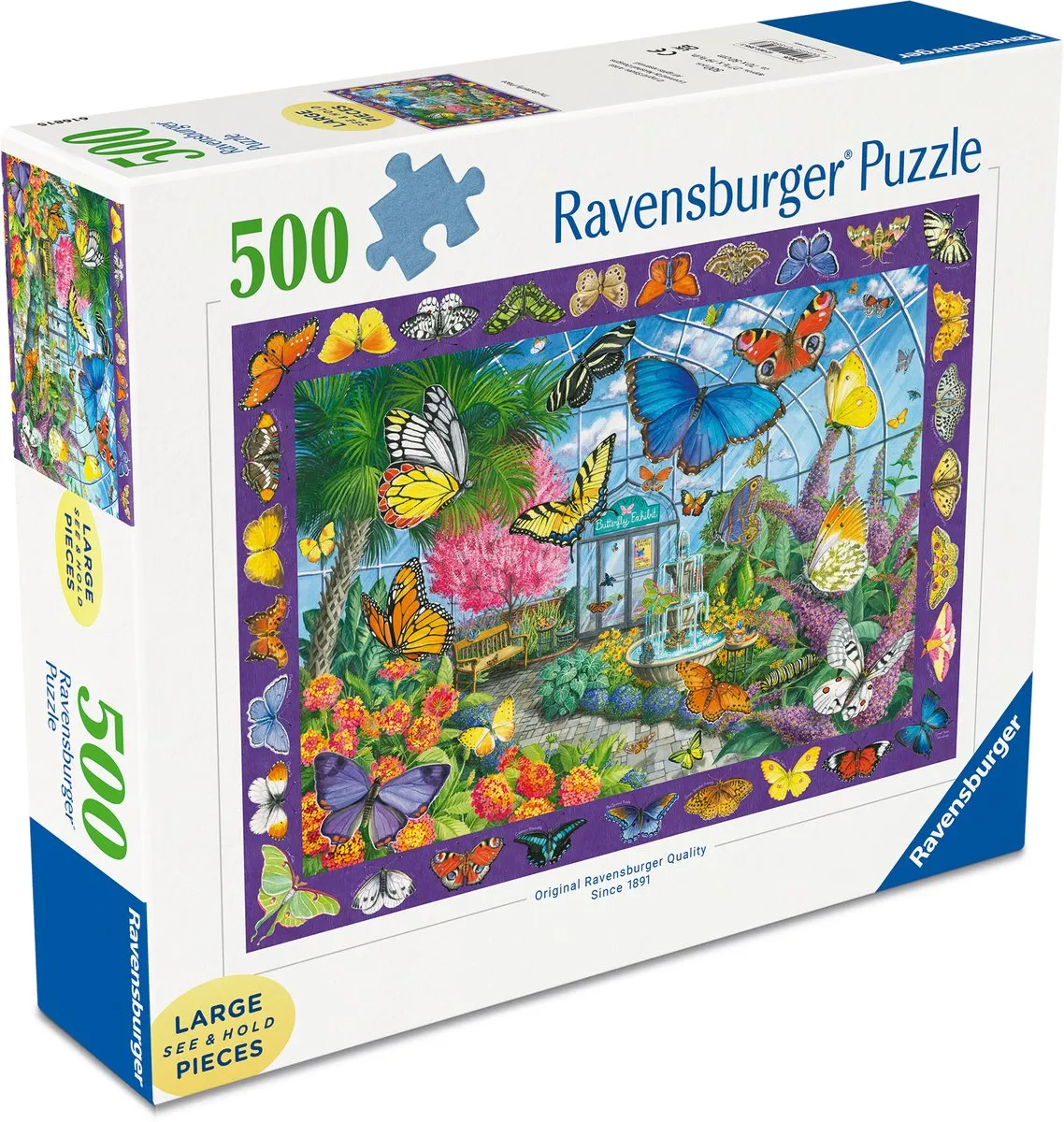 Ravensburger Butterfly Place Legpuzzel 500 Stuks - Meerkleurig