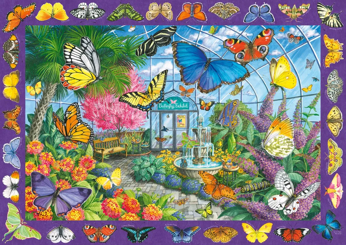 Ravensburger Butterfly Place Legpuzzel 500 Stuks - Meerkleurig