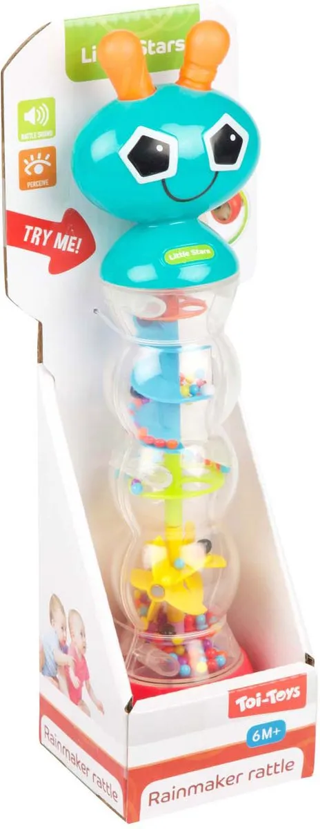 Toi-Toys Little Stars Regenmaker Spiegel - Multi kleuren