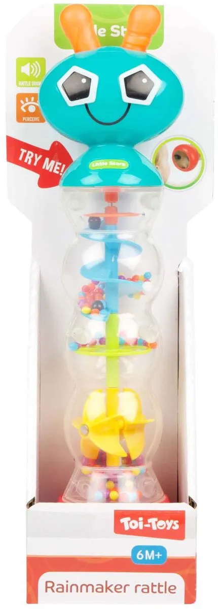Toi-Toys Little Stars Regenmaker Spiegel - Multi kleuren