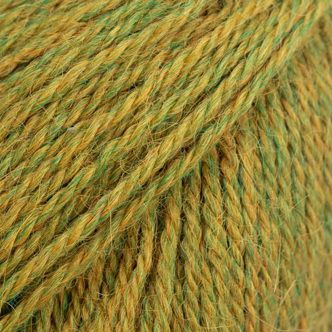 Drops Alpaca Mix Wol Garen Geel/groen