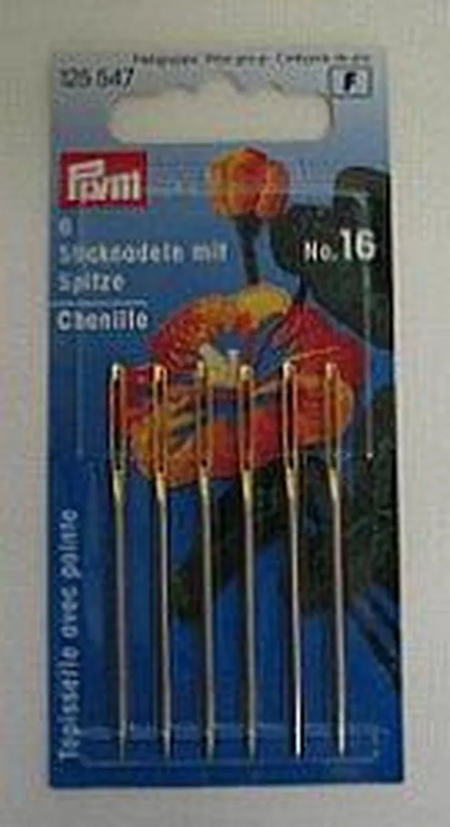 Prym Borduurnaald No. 16 - 1 Stuk - Gouddor