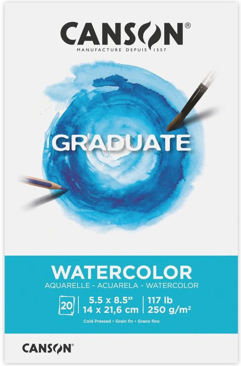 Canson Graduate Series Watercolor Pad C525008010