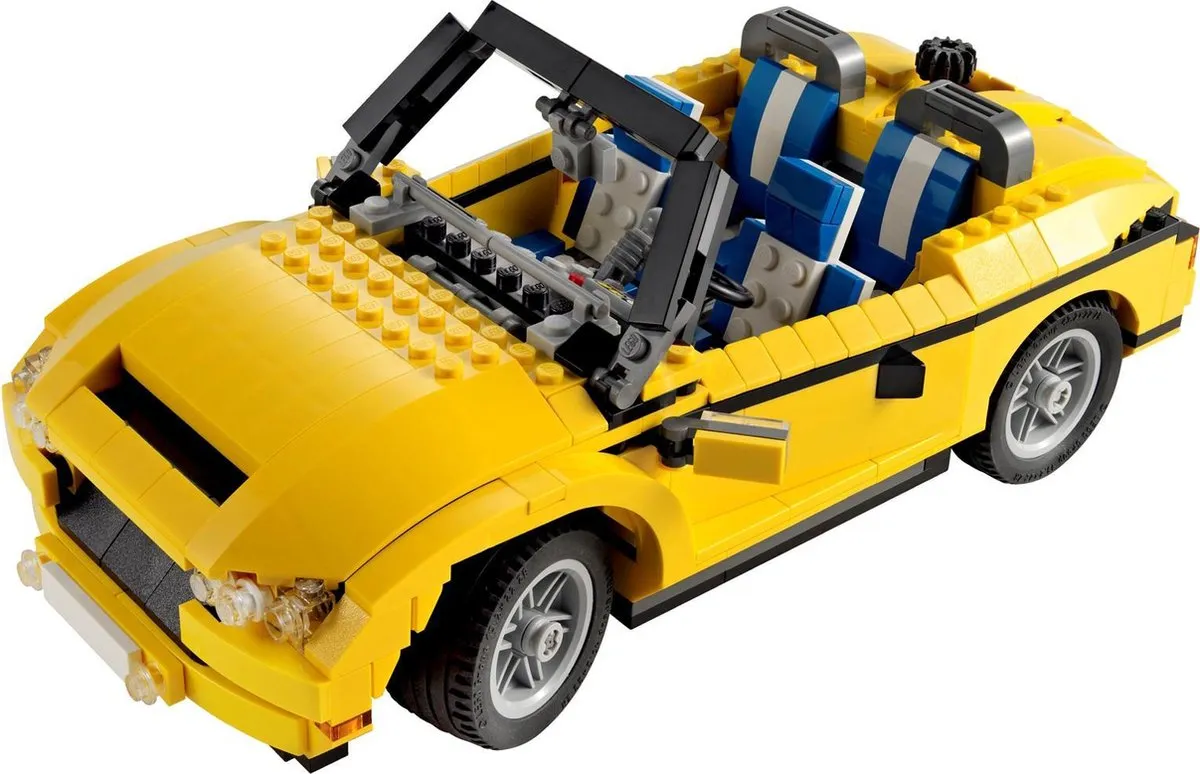 LEGO Creator Coole Cabriolet 5767 - 621 Stukken - Geel