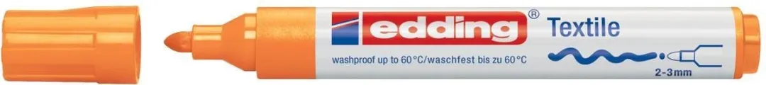 edding 4500-66 Textielmarker - Neonoranje