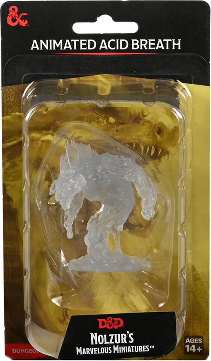 Wizkids D&D Nolzur's Marvelous Miniatures Acid Breath - 2 Stuks - Doorzichtig