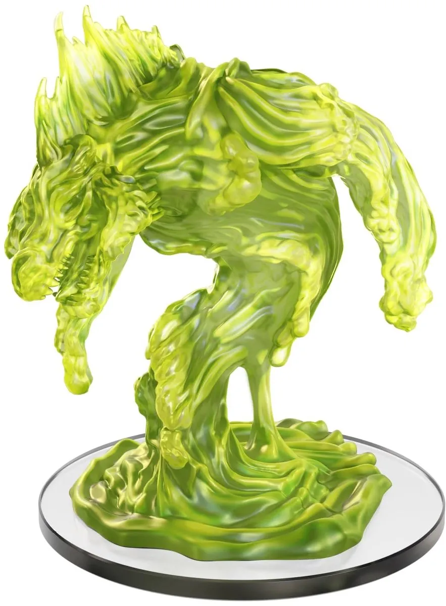 Wizkids D&D Nolzur's Marvelous Miniatures Acid Breath - 2 Stuks - Doorzichtig