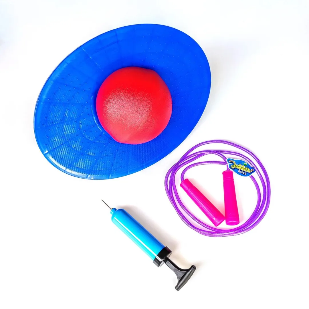 Jobber Toys Glitter Springtouw Lolobal Set - Blauw
