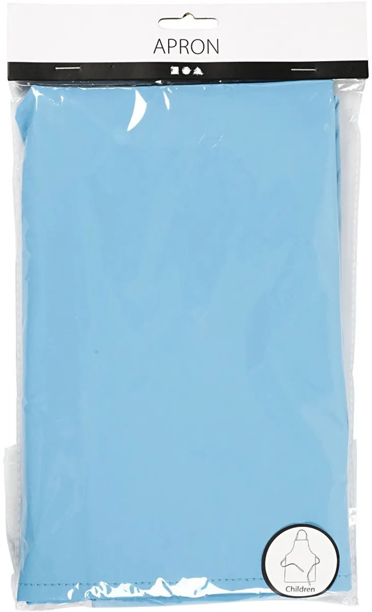 Creativ Company Kunstenaarsschort - Blauw - 7-12 jaar