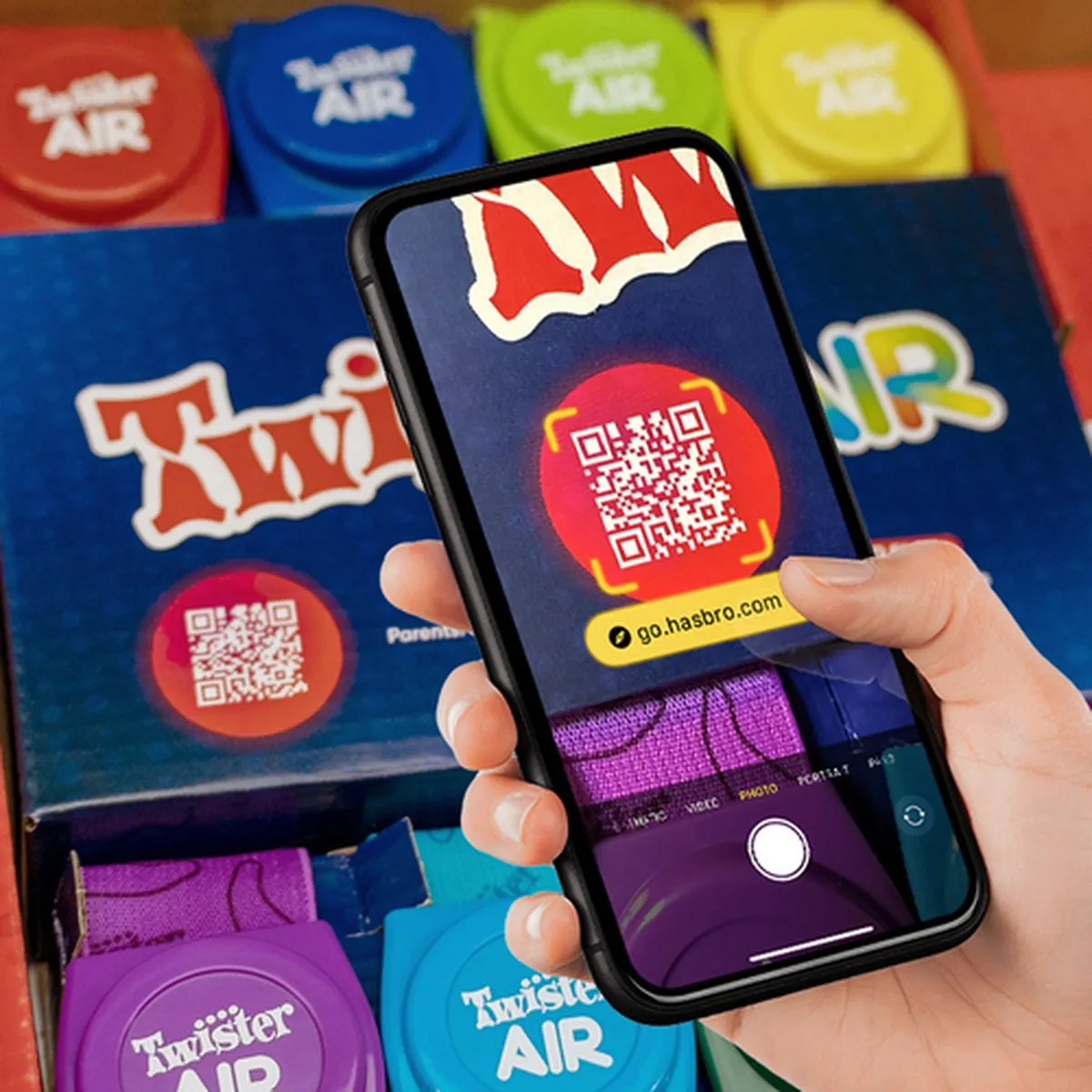 Hasbro Twister Air Actiespel - 4 Spelers
