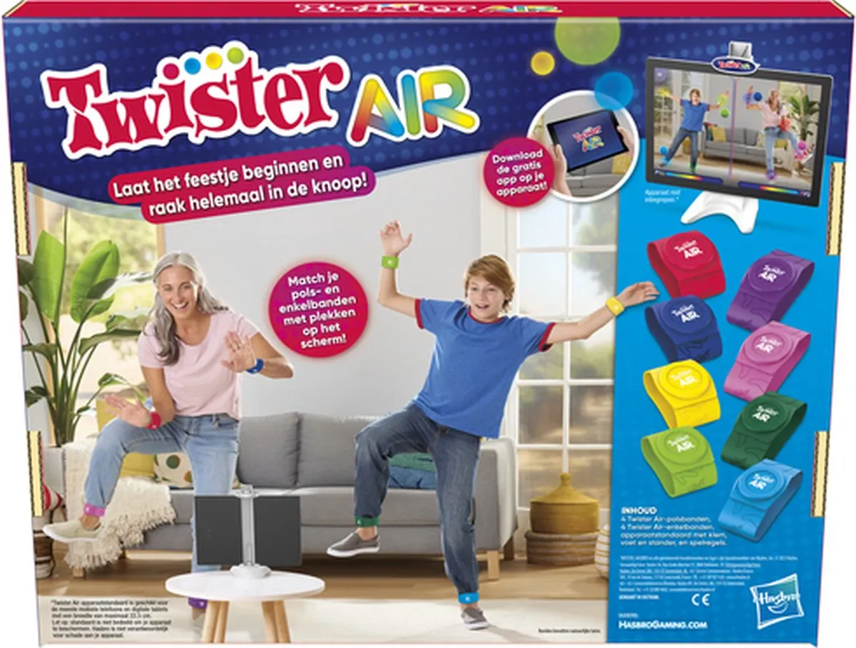 Hasbro Twister Air Actiespel - 4 Spelers