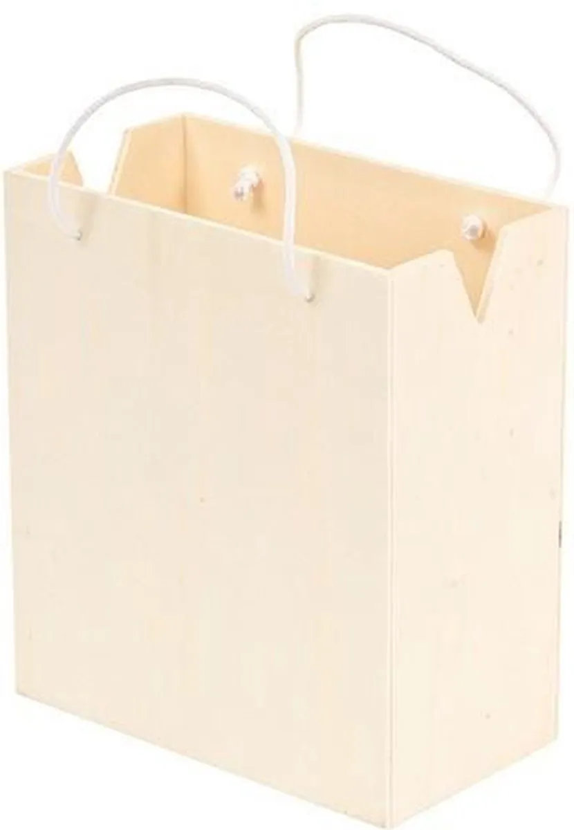 ThimbleToys Houten Tasje - 11,7x5,1x16cm