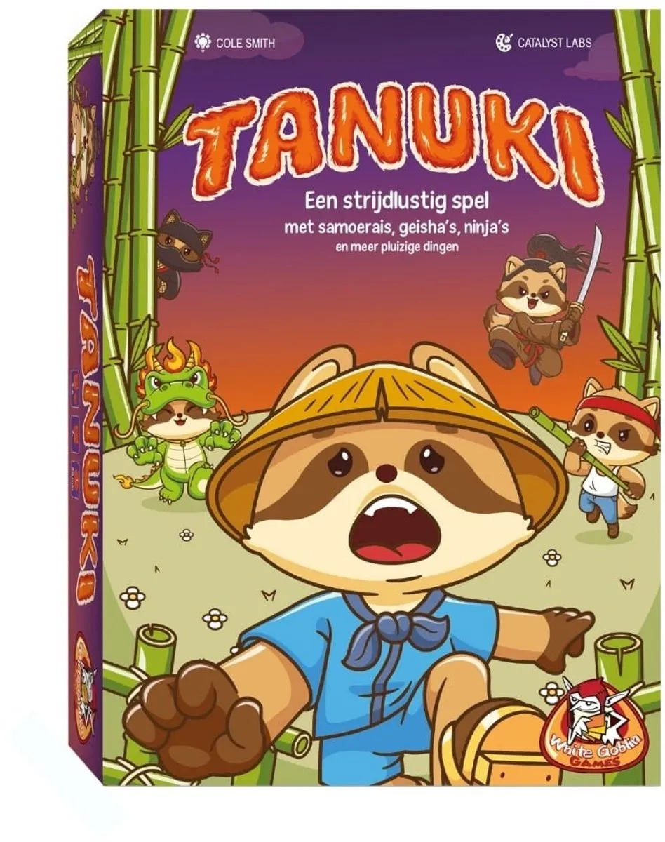 White Goblin Games Tanuki Kaartspel - 3-6 spelers - vanaf 7 jaar - MPN 8718026306298