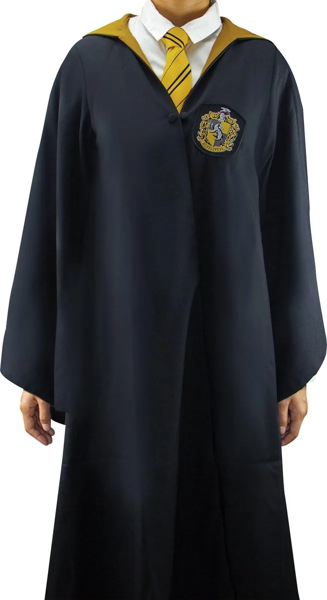Warner Bros. Harry Potter Hufflepuff Tovenaar Gewaad - L - Zwart