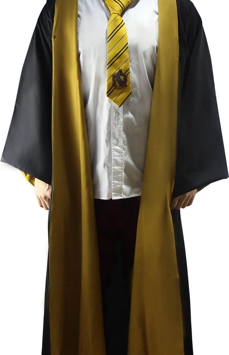 Warner Bros. Harry Potter Hufflepuff Tovenaar Gewaad - L - Zwart
