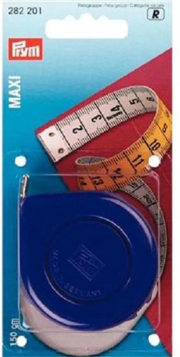 Prym Rolcentimeter Maxi - Blauw/Wit