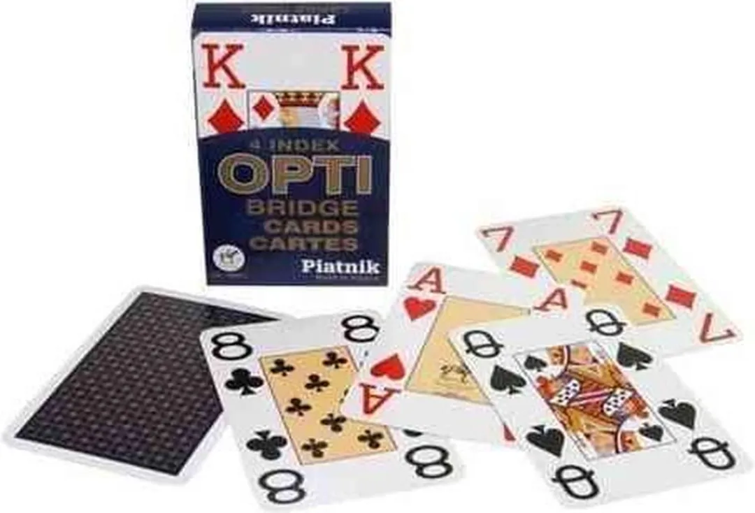 Piatnik Opti Grootcijfer Speelkaarten 54354354 - 2 Stuks