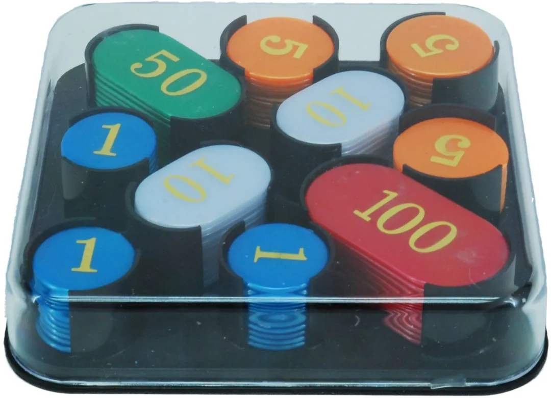 HOT Games Roulette Chips 620378 - 100 Stuks