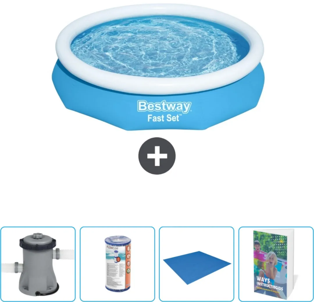 Bestway Fast Set Rond Zwembad 305x66cm