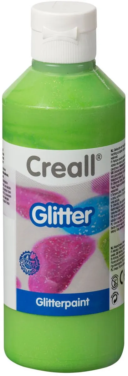 Creall Glitterverf Groen 250ml
