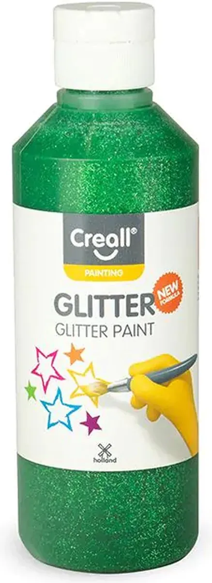 Creall Glitterverf Groen 250ml