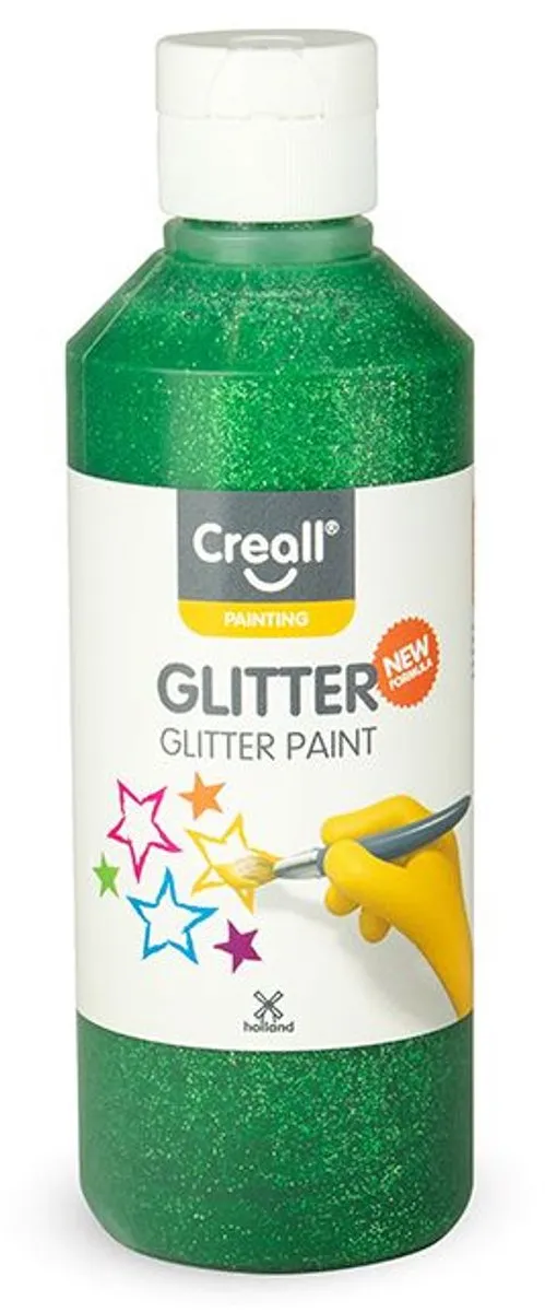 Creall Glitterverf Groen 250ml