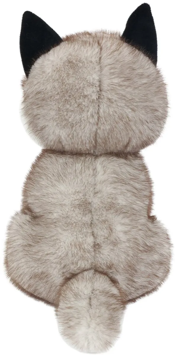 PIA Soft Toys Husky Pluche Knuffel 30cm - Grijs/Wit