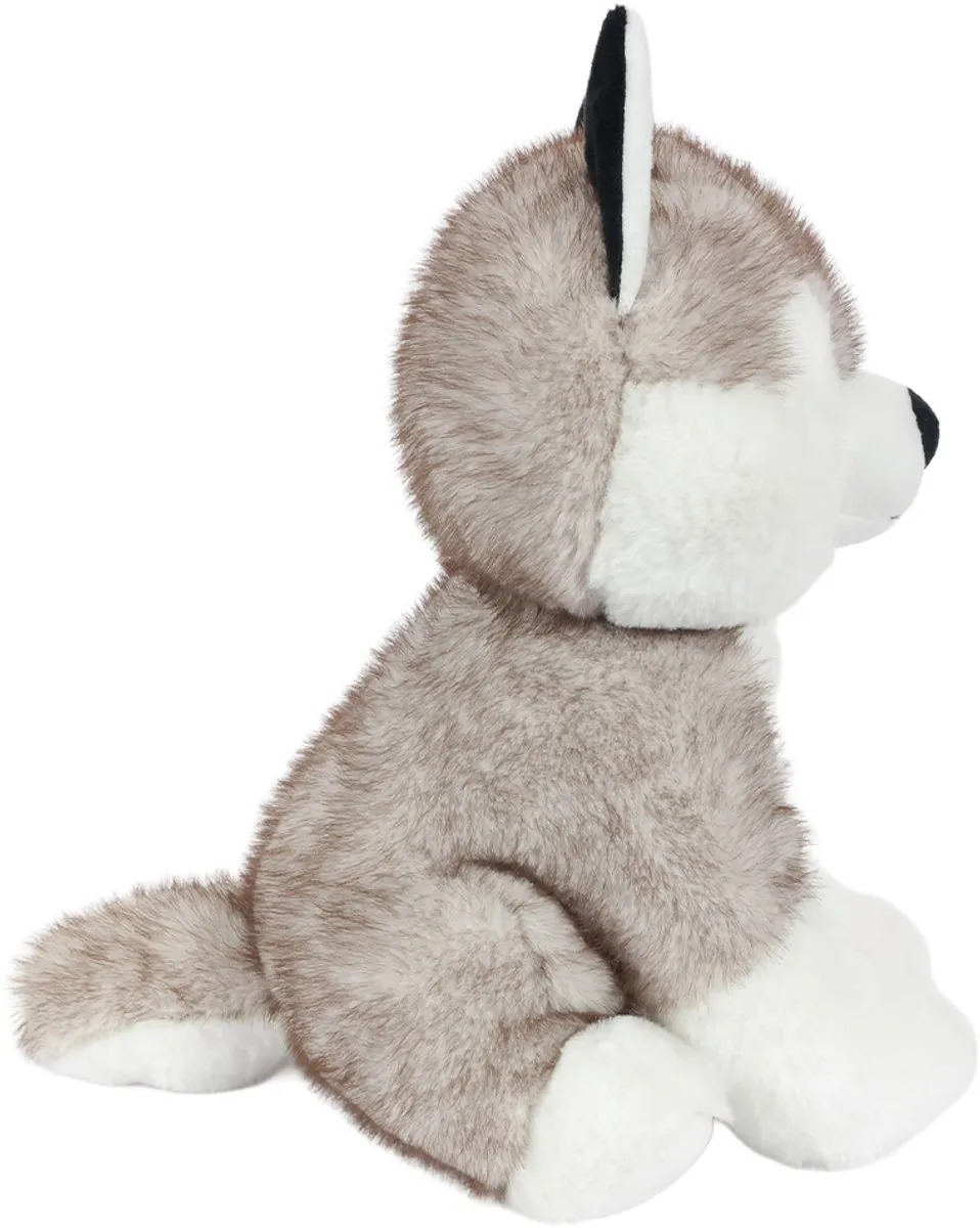 PIA Soft Toys Husky Pluche Knuffel 30cm - Grijs/Wit