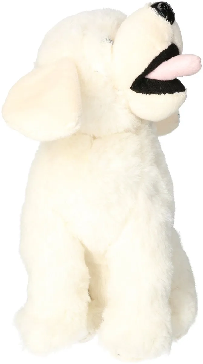 PIA Soft Toys Labrador Hond Pluche Knuffel - 20cm - Beige