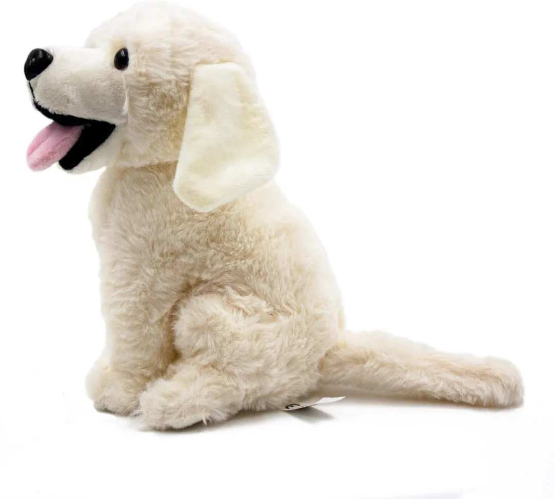 PIA Soft Toys Labrador Hond Pluche Knuffel - 20cm - Beige