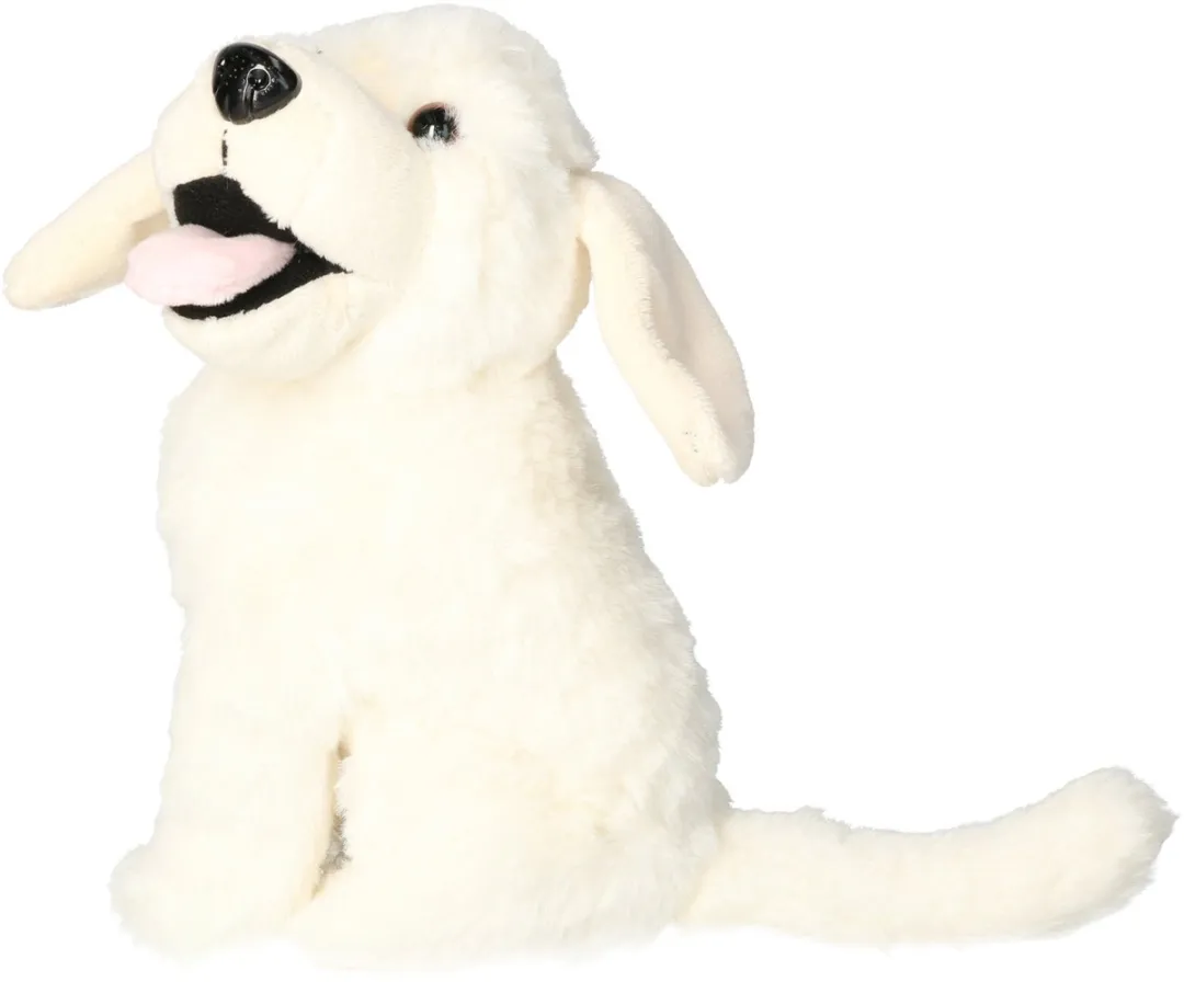 PIA Soft Toys Labrador Hond Pluche Knuffel - 20cm - Beige