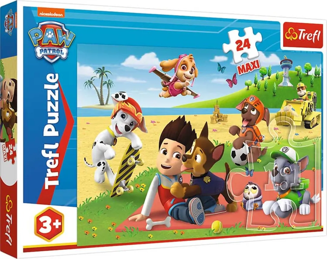 Trefl PAW Patrol Maxi Puzzel 24 Stuks - Multicolor