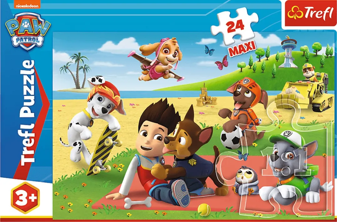 Trefl PAW Patrol Maxi Puzzel 24 Stuks - Multicolor
