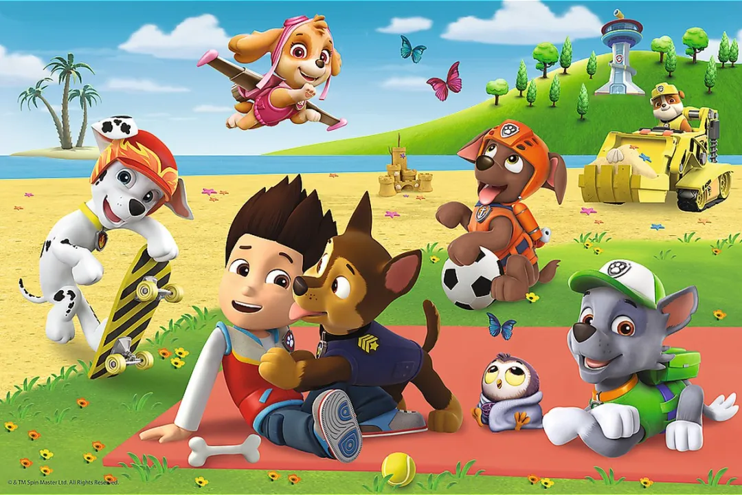 Trefl PAW Patrol Maxi Puzzel 24 Stuks - Multicolor