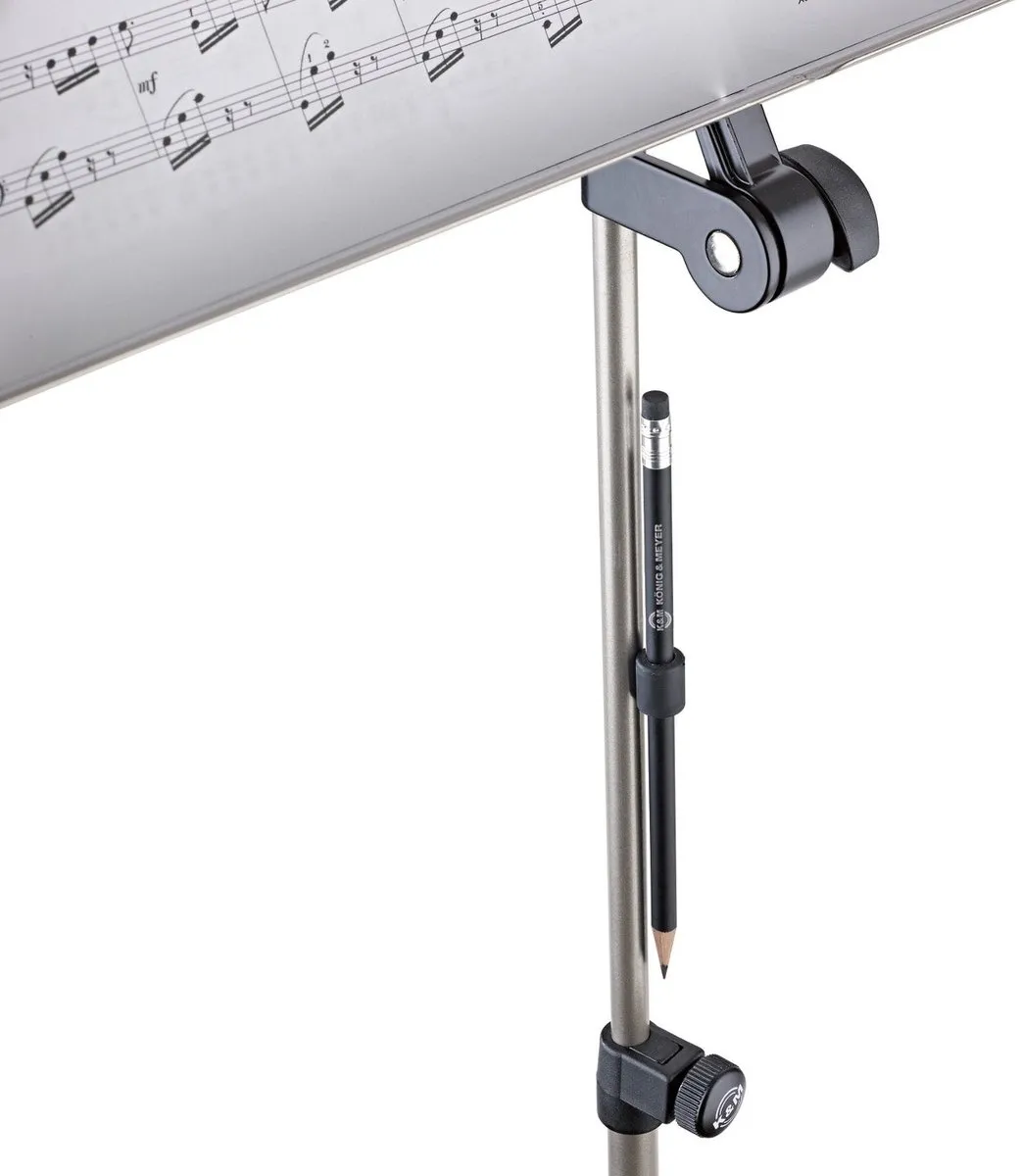 König & Meyer 16099 Holding magnet with pencil - black - Pennen, gum en puntenslijpers