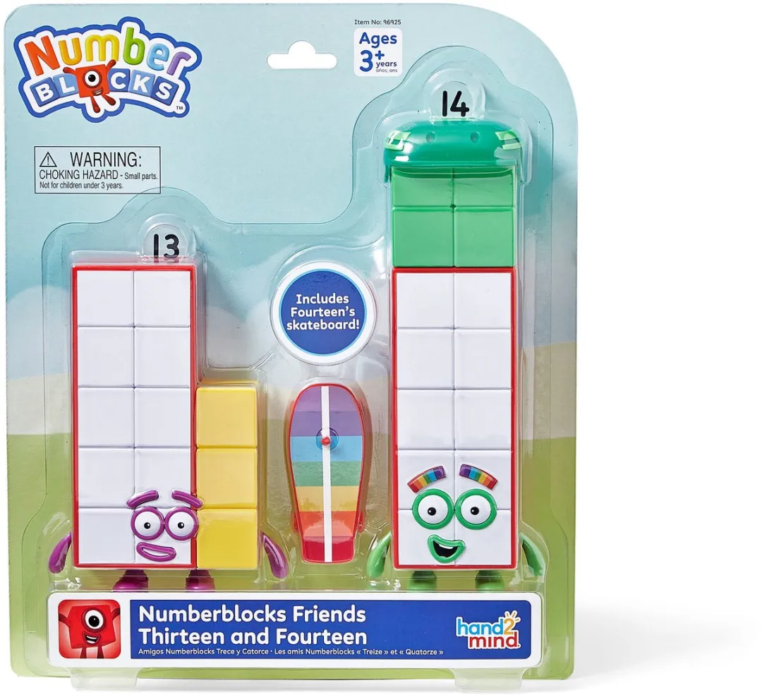 Learning Resources Numberblocks Figuren Set 13 & 14 - Multicolor