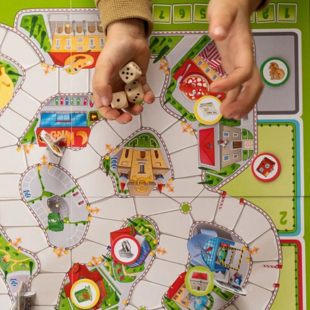 Adventerra Games educatief bordspel Recycle Rally voor kinderen.