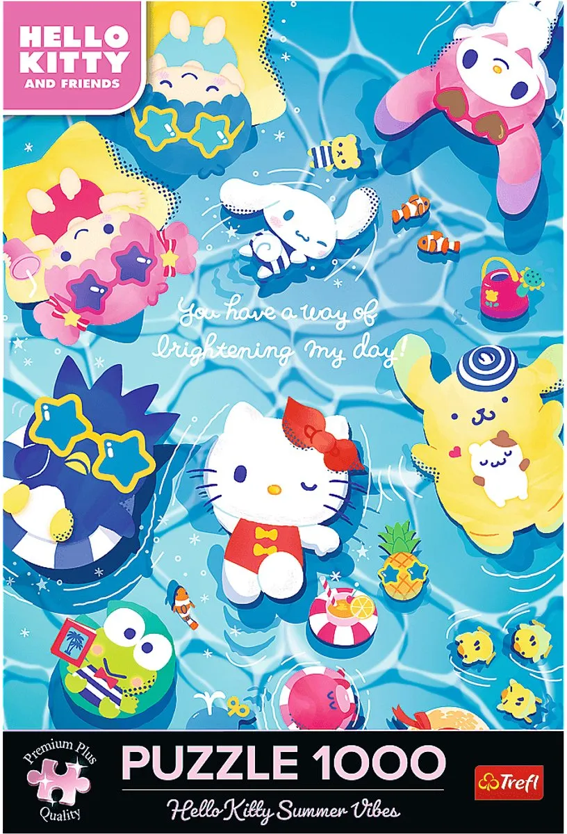 Trefl Hello Kitty Summer Vibes Puzzel 1000 Stuks - Multicolor
