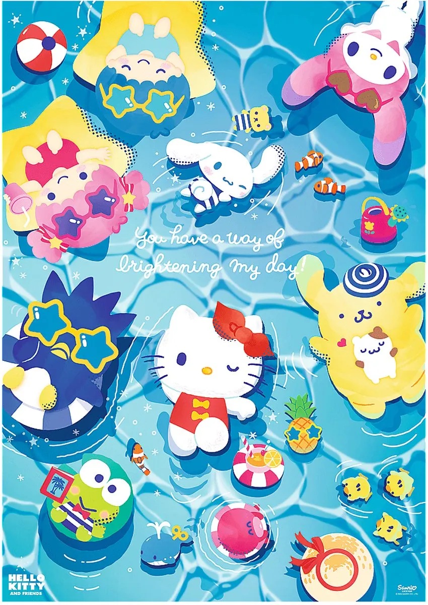 Trefl Hello Kitty Summer Vibes Puzzel 1000 Stuks - Multicolor