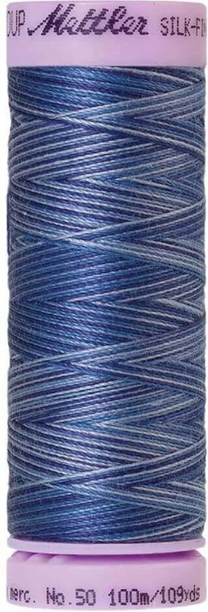 Amann Silk-Finish Cotton Blauw 100m