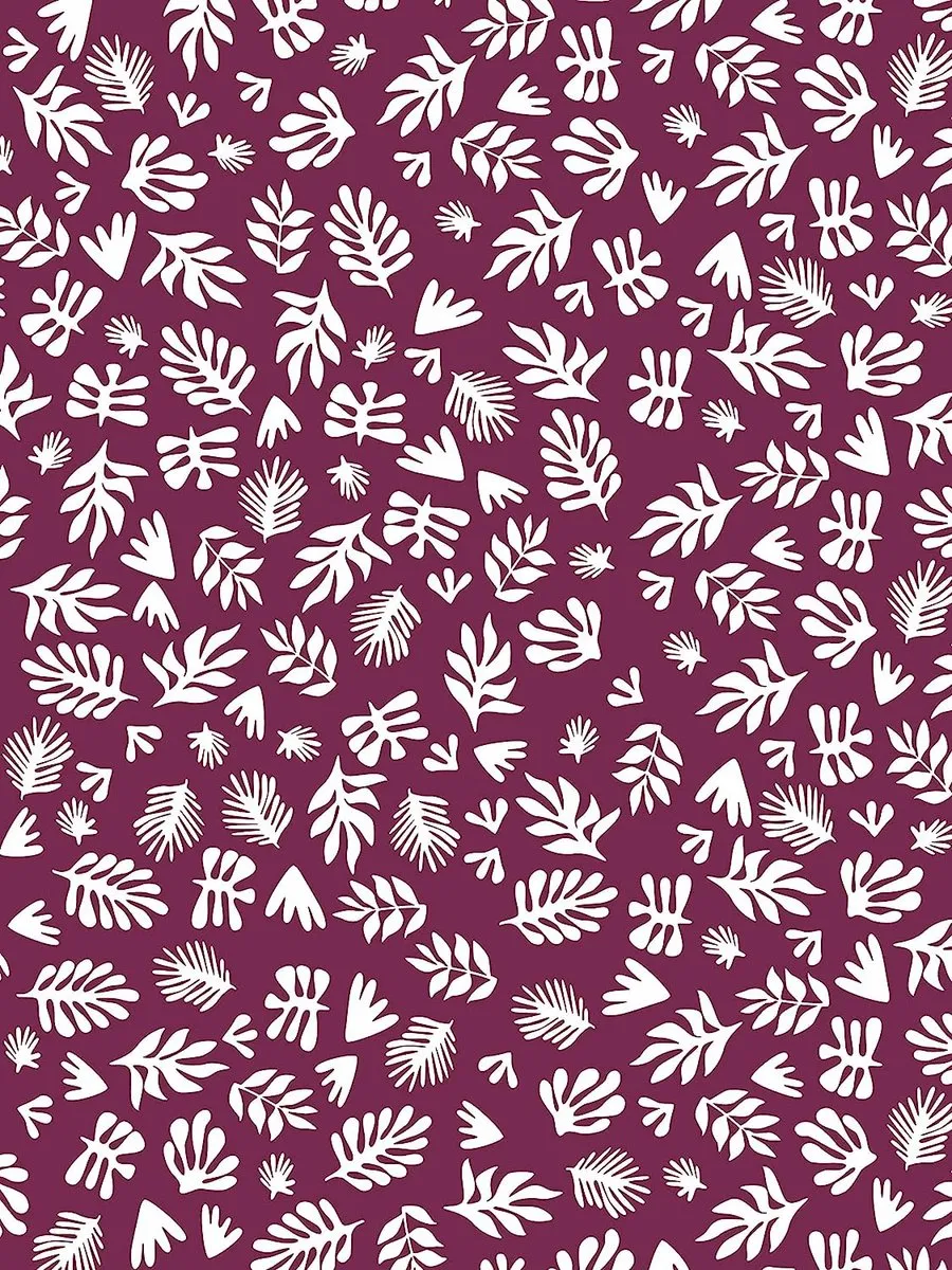 Decopatch Papier Motief Bladeren Bordeaux