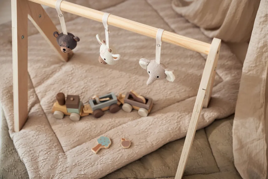 Jollein Babygym Speelgoed Hangers Animals - 3 Stuks