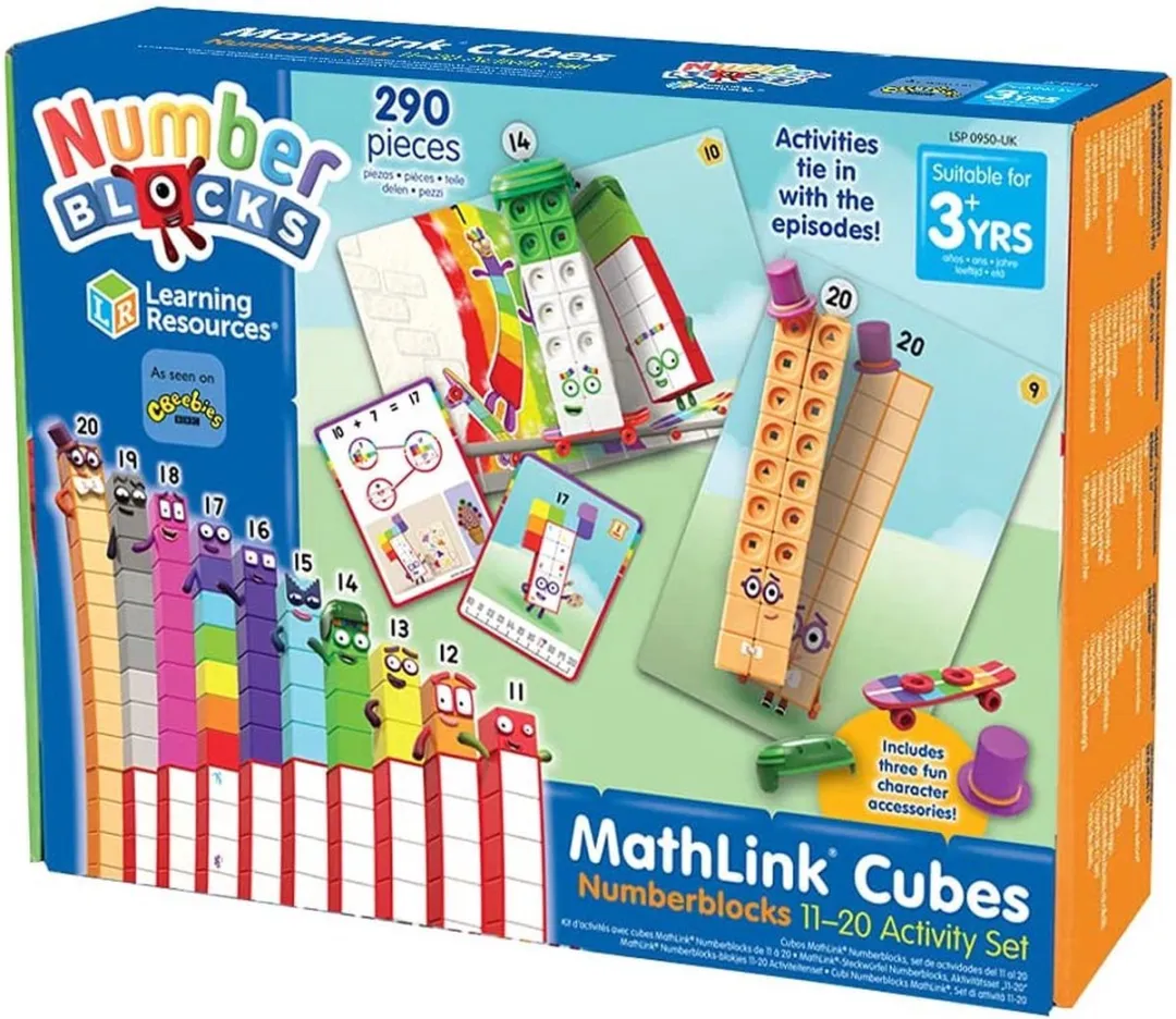 Learning Resources Mathlink Cubes Number Blocks 21-30