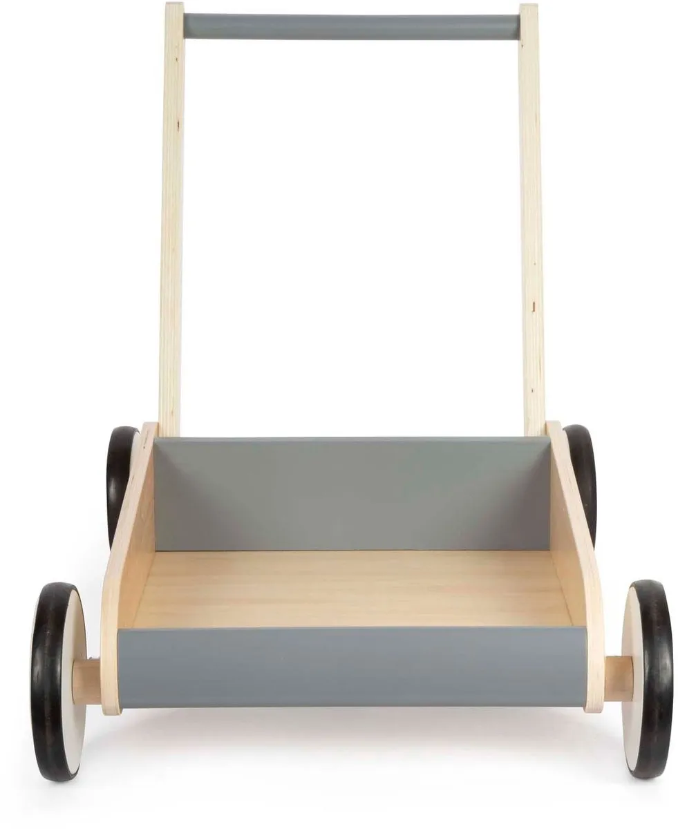 Small Foot Houten Loopwagen - Grijs