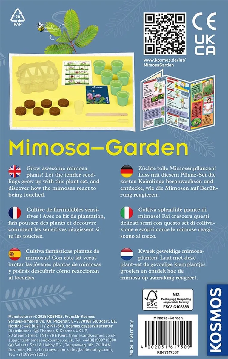 Kosmos Mimosa Garden Experimenteerset 617509 - Gevoelige plant