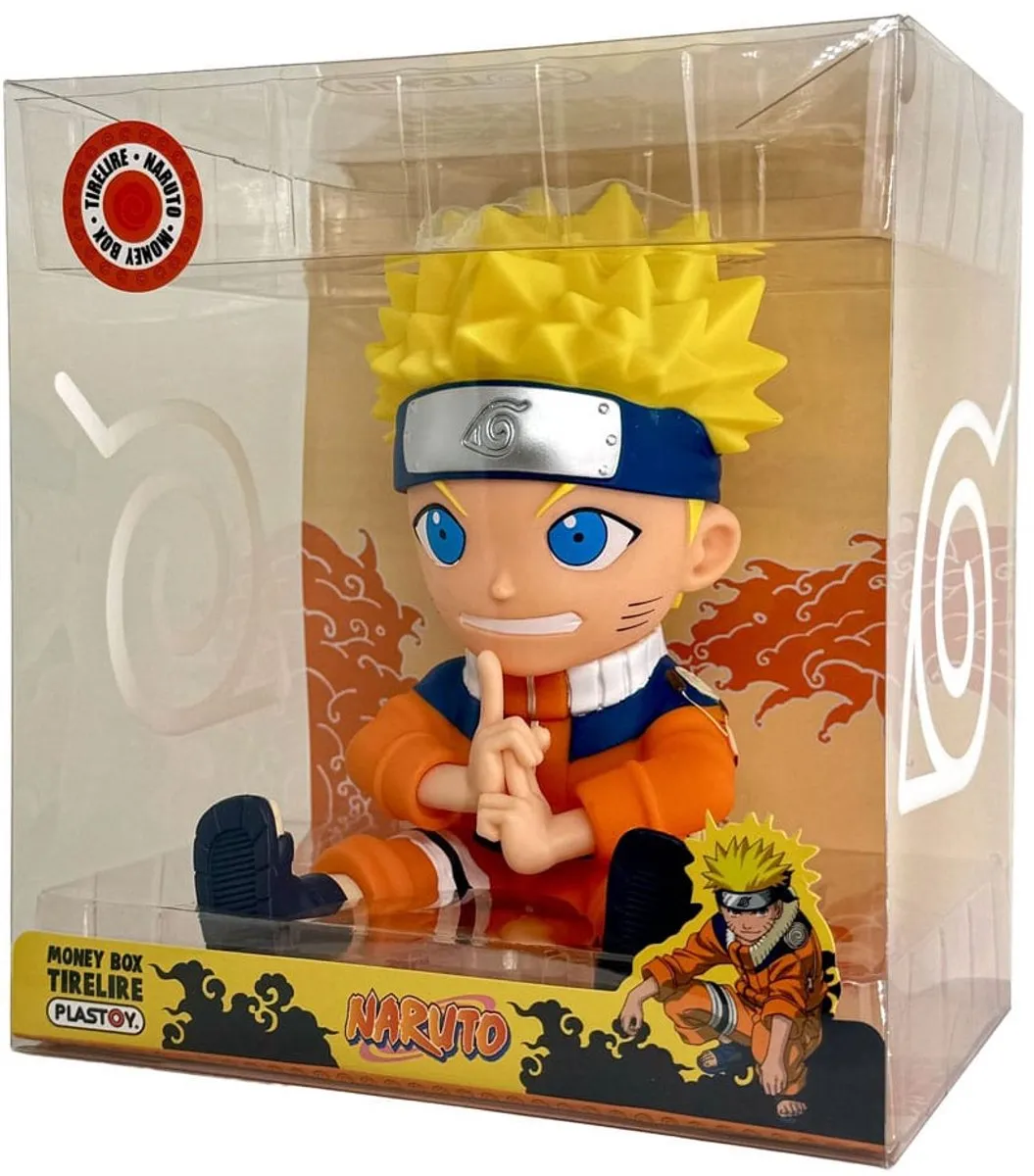 Plastoy Naruto Spaarpot - Blauw/Geel/Oranje
