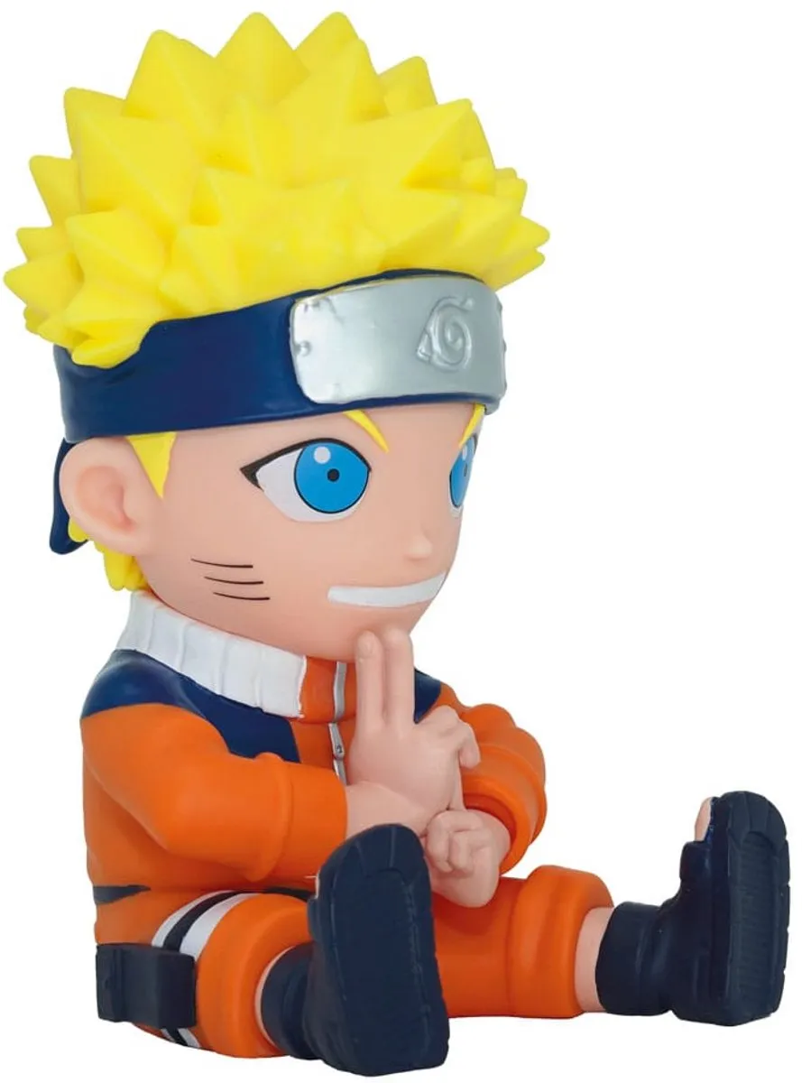 Plastoy Naruto Spaarpot - Blauw/Geel/Oranje