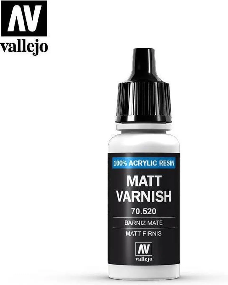 Vallejo Hobbyverf Acrylverf 70520 Matt Varnish